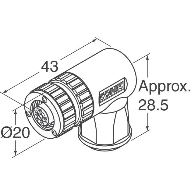 43-00096 Conec  Assemblages de connecteurs circulaires